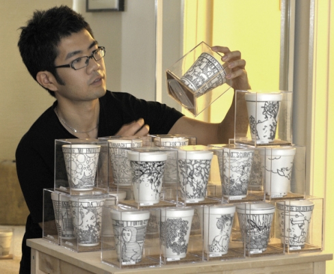 His cups sell for hundreds.